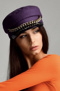 Картуз LF LADY, ткань пальтовая, цвет ЛАВАНДА