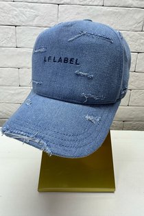 Бейсболка TRUCK TORN, ткань хлопок, цвет синий denim
