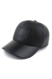 Бейсболка LF Cap color, кожа перфорированная, цвет черный