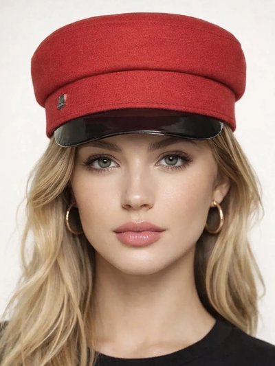 Картуз LF LADY, ткань пальтовая, цвет красный 71-231-10